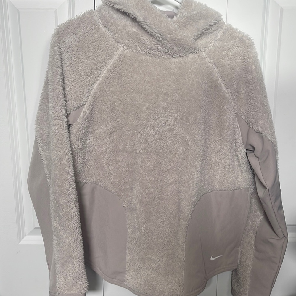 Nike Sherpa/teddy bear hoodie